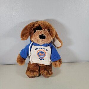 New York Mets Stuff Plush Brown Dog - Official MLB Merchandise Collectible